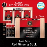 KOREAN RED GINSENG Good Days Red Ginseng Stick 12g x 30 packs / Includes Shopping Bag