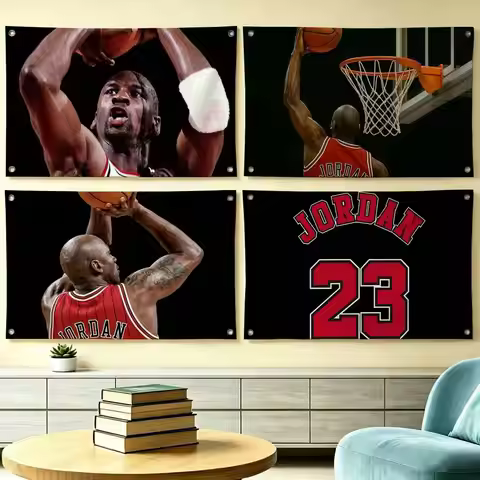 God of Basketball Michael Jordan Jordan Flag Suitable For Party Club Outdoor Interior Wall Decoratio