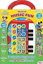 Disney Mickey Mouse Clubhouse - My First Music Fun Portable Electronic Keyboard and 8-Book Library -