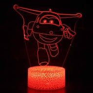 Super Flying Man 3D Night Light Creative Gift Light LED Neon Lights Children's Decorative Luminaires Valentines Day Table Outlet