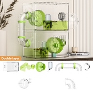 Hamster Cage Hamster House Sangkar Hamster Villa Hamster Full Set Rumah Hamster 仓鼠笼子