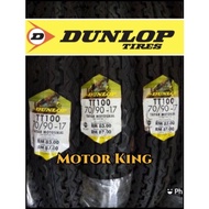 DUNLOP TYRE TYRES TIRES TAYAR MOTOSIKAL 70/90-17 709017 TT100 TUBELESS ORIGINAL