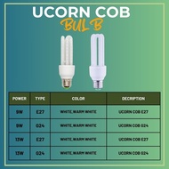 {CLEAR STOCK} Milk cover LED U-shaped bulbs 3U Shape LED Bulb Daylight/WARMWHITE 9W /13W (E27/G24)