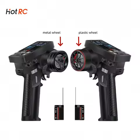 HotRC's all-new upgraded CT-10B ten-channel remote control, 2.4G multi-axis multi-functional return 