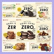 LOTTE Zero Sugar Free Chocolate Chip Cookies / Cacao Cake / Cookie Sandwich / Fruit Jelly / Koran Sn