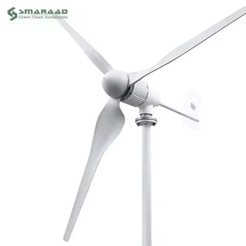 5000W Wind Turbine Generator Complete Set 48V 96V Free Energy Generators Windmill With MPPT Controll