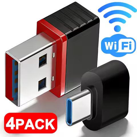 Free Driver Wireless USB WiFi Adapter RTL8188FTV Network Adapter with OTG USB Type C Converters for 