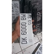 2pcs number plates/number plates