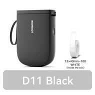 NIIMBOT สติกเกอร์เครื่องพิมพ์ฉลาก D11-H แบบพกพาขนาดเล็กชื่อเครื่องพิมพ์ฉลากบลูทูธไร้สายความละเอียด30