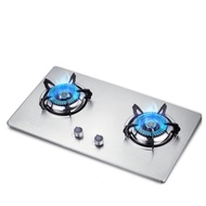 READY STOCK HOT（Super low price） Kitchen Burner Built in Gas Cooker Stainless Steel Hob Stove/燃气炉