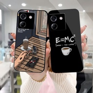 Glass Softcase poco M7 PRO - Case hp poco M7 PRO - Cellphone Case - Cool Casing Cover - (U602)