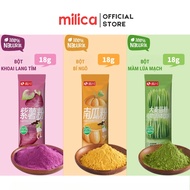 Food Pigment / Purple Sweet Potato Powder, Pumpkin Powder, Shangchuan Barley Germ Powder 100% Natural, Pack 18g