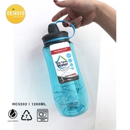 Maxhome HC5202 BPA FREE 1200ML Drinking Bottle - GREEN BLUE Gray/
