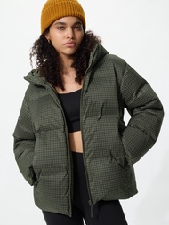 Seamless Down Áo Parka Lông Vũ