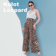 promo]celana Kulot Leopard Macan Rayon Premium Bali | Celana Kulot Panjang Animal Haighwaist | Celan