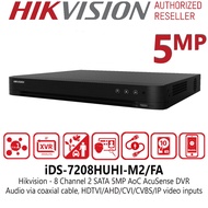 8 Channel 5MP Hikvision iDS-7208HUHI-M2/FA Acusense DVR - Hikvision 5MP CCTV DVR - Hikvision 5MP DVR