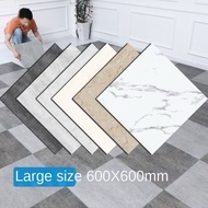 5PCS 60cm X 60cm PVC Marble Tiles Self Adhesive Floor Sticker Vinyl Flooring地板贴