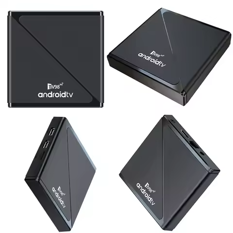 TV98 ATV PRO Smart TV Box 2.4G 5G Dual WiFi BT5 Allwinner H313 Quad Core Android 14 TV Box Digital V