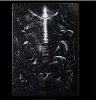 displate alien Limited Edition Xenomorph Queen 波蘭金屬畫 異形 限量版