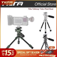 TILTA TT-VT03-FB Tabletop Video Fluid Head with 1-Stage Carbon Fiber Tripod Legs (3KG)