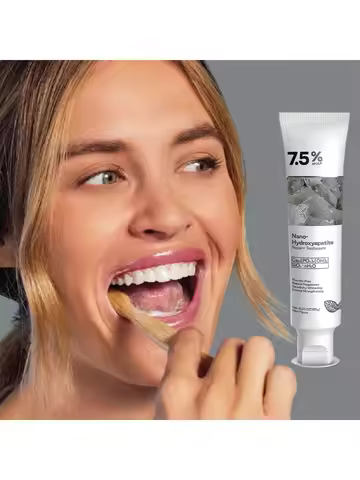 Nano Hydroxyapatite Toothpaste Remover Coffee/Tea Stain Improve Bad Breath Prevent Caries Fresh Brea