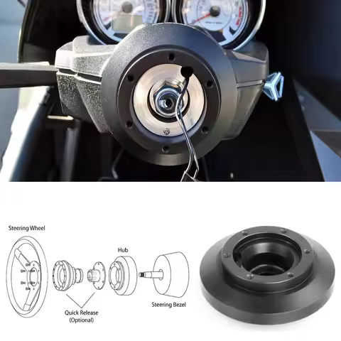 RACING STEERING WHEEL SHORT HUB/ADAPTER KIT FOR BMW E46 01-06 M3 | Z4 | 330 02-06 Mini Cooper All E9