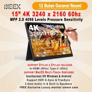 Portable Monitor BeeX 4K 15" Touchscreen Stylus Multi- Gesture macOS MPP2.0 4096 Levels Tilt Pressur