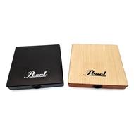 Pearl Brand Travel Cajon Black Cream Color Portable Travel Drum Cajon with Bass Port