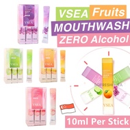VSEA Portable Mouthwash Stick Travel Sachet Mouth Wash Spray Gargle Breath Freshener Bad Breath Rinse Kids Fruit Flavor