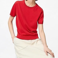 Women UV-cut crew neck sweater UNIQLO JAPAN-PO washable/