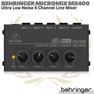 [PROMO] BEHRINGER MICROMIX MX400 4 Channel Line Mixer | Mini Compact