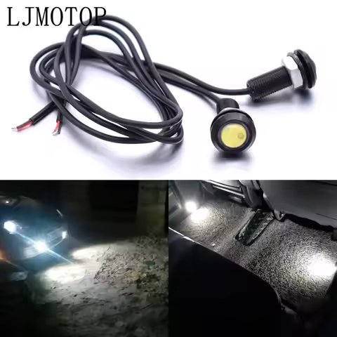 DC 12V Eagle Eye LED 18mm Hawkeye DRL Daytime Running Light Signal Bulb For YAMAHA tmax 500 530 xp50