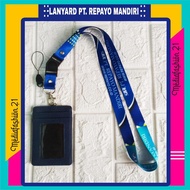 Lanyard ID Card PT REPAYO MANDIRI - Dompet 4 Kart, Free Strap Flasdish