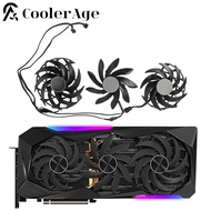 Video Card Fan For Gigabyte AORUS GeForce RTX 3070Ti 3080Ti 3080 3090 MASTER RX6800 6900 90MM 100MM 