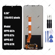 For OPPO A57s A77s  A17 A17K CPH2385 CPH2473 CPH2477 CPH2471 LCD Display Touch Screen Replacement