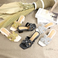 CHEUNG CAKEDS || GLORIA GLORIA GLORIA || 5 CM SQUARE HEEL SANDALS