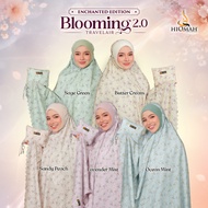 BLOOMING TRAVELAIR ENCHANTED EDITION by TELEKUNG HIQMAH Telekung Travel AirSoft (Dpt Pouch & Matchin