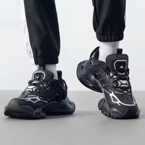 Adidas Xlg Runner Deluxe Unisex Sports Shoes, Fashionable Thick-Soled Mecha Dad Shoes, Wear-Resistan