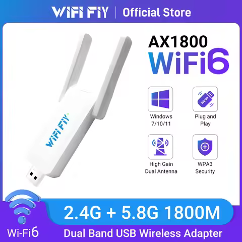AX1800 Adaptador Wifi 6 Usb 3.0 Adapter 5.8Ghz/2.4G Antena Wi fi 6 Para 802.11AX PC Ethernet Wireles
