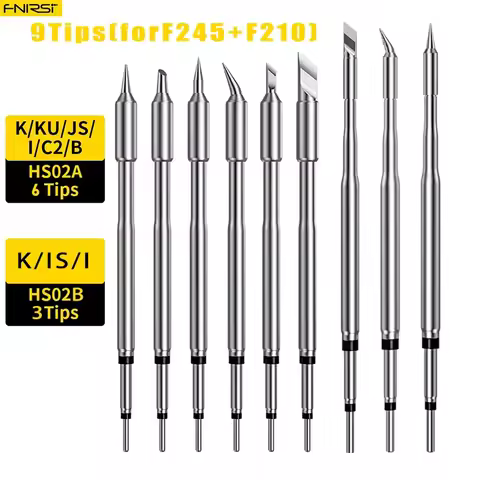 FNIRSI HS-02/HS-02A DWS-200 Welding Station Accessories F210/F245 Handle Robot Arm Iron Tip Assembly