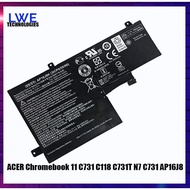 New ACER Laptop Battery AP16J8K 11.1V 4050MAH 45WH Notebook BATTERY for Chromebook 11 C731 C118 C731