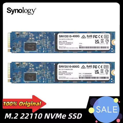 Promotion!!! Synology SNV3510 400GB 800GB M.2 22110 NVMe SSD NVMe SSD Internal Solid State Drive for