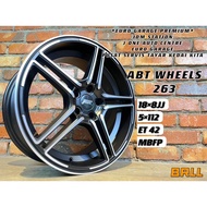 ABT 263 DESIGN WHEELS 18INC AUDI A3 A4 S3 S4 VOLKSWAGEN GOLF PASSAT JETTA