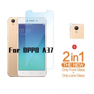 OPPO A37 Screen Protector Tempered Glass for 2in1 oppo A37W A37T Neo 7 A33 A33F A33W Full Cover Protective Film with Camera Lens Protector