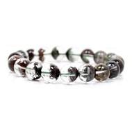 【正佳珠寶】綠幽靈 頂級聚寶盆綠幽靈 9.5-10mm 正財開運 手珠