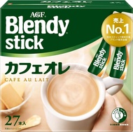 【Direct From JAPAN 100% Original】 AGF Blendy Stick Cafe Au Lait [Stick Coffee] 27 pieces (x 1)/AGF B