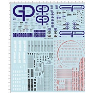 [GD] Waterslide Decal - HG 1/144 RX-78GP03D Dendrobium Orchis Water Decal RX-78GP03 GP03D RX78 GP03 