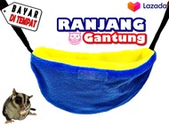 Tempat Tidur Ranjang Gantung Sleeping Pouch Sugar Glider Tupai Baby Musang Imut Lucu Berkualitas - W