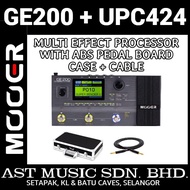 Mooer GE200 Multi Effects Pedal with Stagg UPC-424 ABS Pedal Board Case and Cable