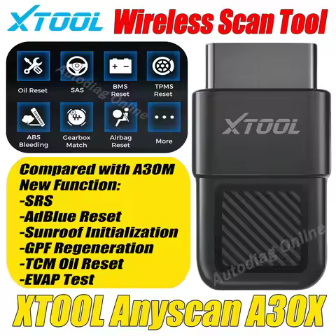 XTOOL A30X Bluetooth Scanner 26+ Reset Service Car Diagnostic Scan Tool Code Reader Diagnostic Scann